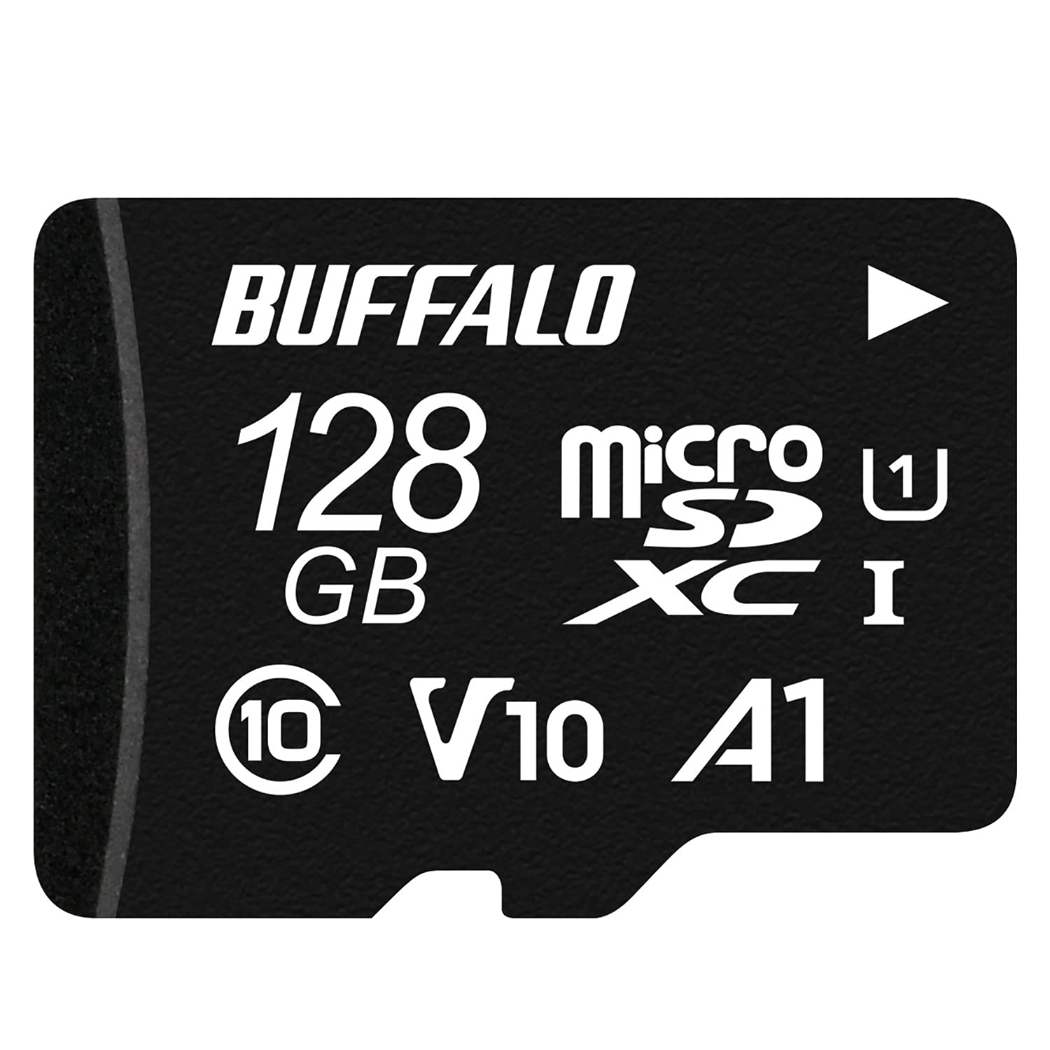 バッファロー microSD 128GB 100MB/s UHS-1 U1 microSDXC Nintendo Switch/ドライブレコーダー 対応 V10 A1 IPX7 Full HD RMSD-128U11HA/