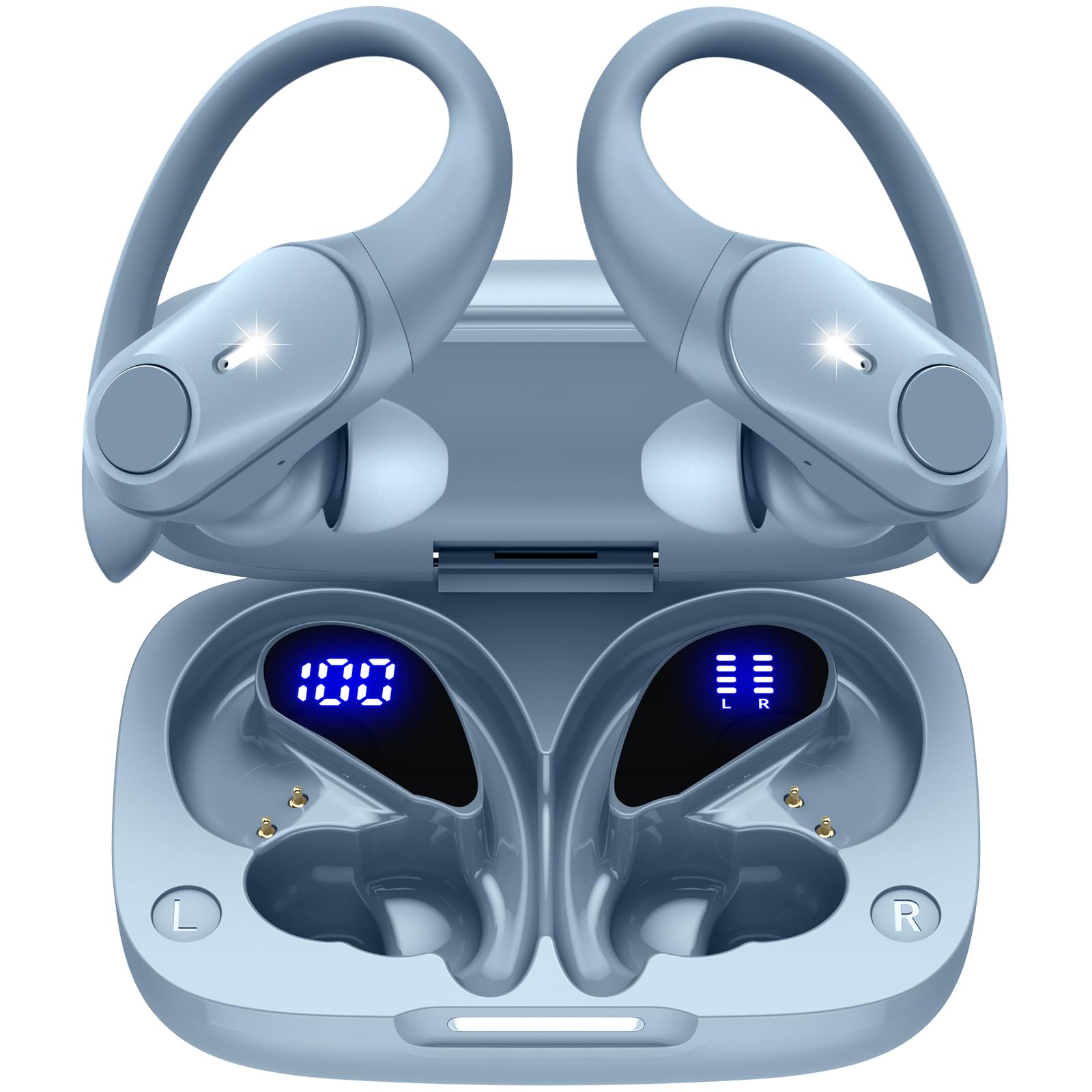 イヤホン bluetooth 耳掛け式イヤホン ワイヤレスイヤホン bluetooth イヤホン 最大40時間再生 ブルートゥースイヤホン Hi-Fi音質 AAC対