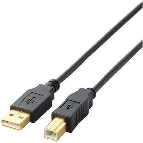 1900年モデルELECOM USB2.0ケーブル 3.0m ブラック USB2-30BK