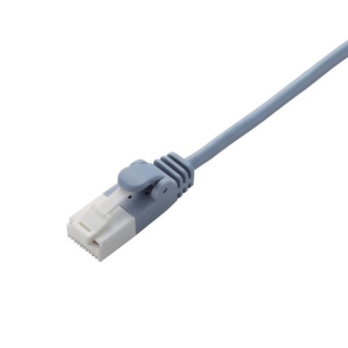 エレコム LANケーブル CAT6 0.5m ツメが折れない 爪折れ防止コネクタ スリム ブルー LD-GPST/BU05
