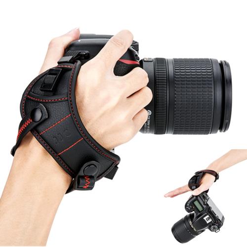 [JJC] 一眼レフ ストラップ U型ベース レッド Canon 6DM2 5DM4 80D 9000D Nikon Z6III Z6 Z7 Sony A7C R A7R3 A7M3 用