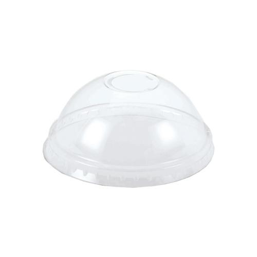 シモジマ ヘイコー 透明カップ用 ドーム蓋 12オンス用 穴付 口径85x高36mm 50個 004525011