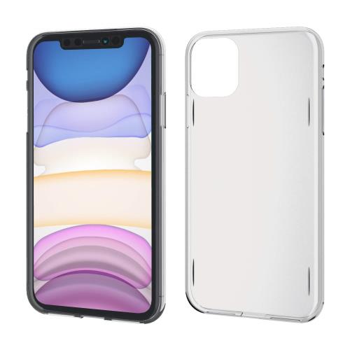 エレコム i Phone 11 ケース ハード [薄さと透明感際立つ新素材AQUA] 薄さ0.6ｍｍ クリア PM-A19CAQCR