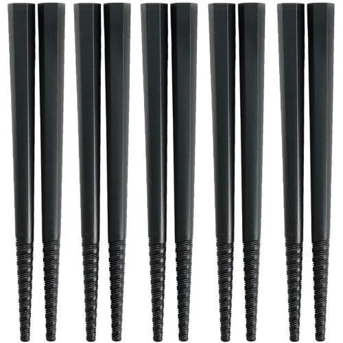 曙産業 トルネード箸 黒 18cm 5膳セット 日本製 PM-375