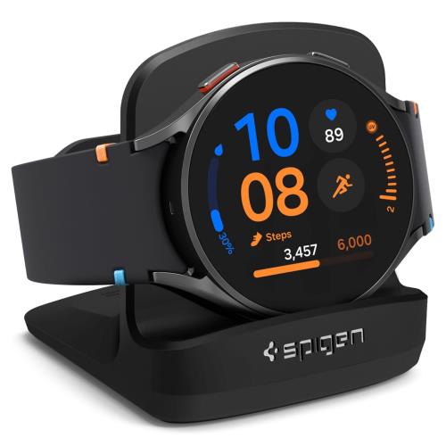 Spigen Galaxy Watch 充電 スタンド Galaxy Watch 4 Classic Galaxy Watch 4 3 全機種 対応 卓上スタンド 滑り止め 充電ケーブル 収納 S35