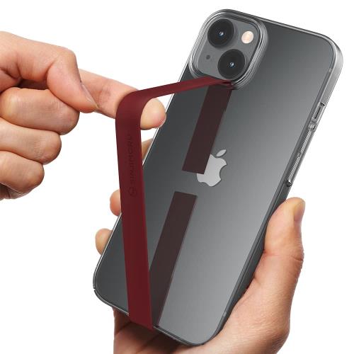 Sinjimoru 伸びるスマホストラップ、 i Phone16 Plus Pro Pro Max i Phone15 14 13 12 シリーズ スマホケース対応シリコンフィンガーホルダー、薄型ワイ