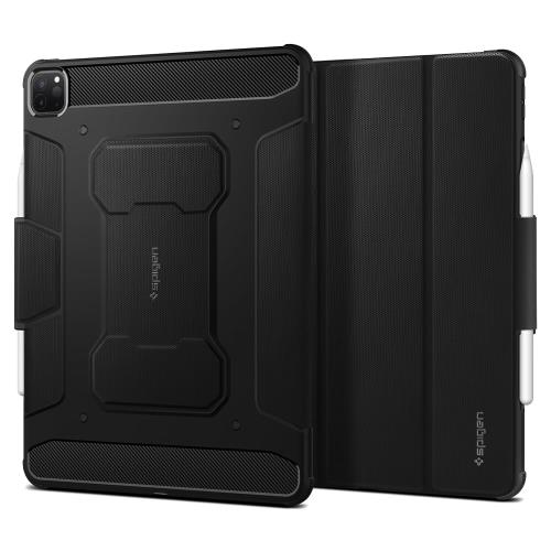 Spigen i Pad Pro 12.9 ケース 第6世代 / 第5世代 (2022/2021) 対応 耐衝撃カバー Apple Pencil 収納 スタンド 落下 衝撃 吸収 ラギッド・アーマープ