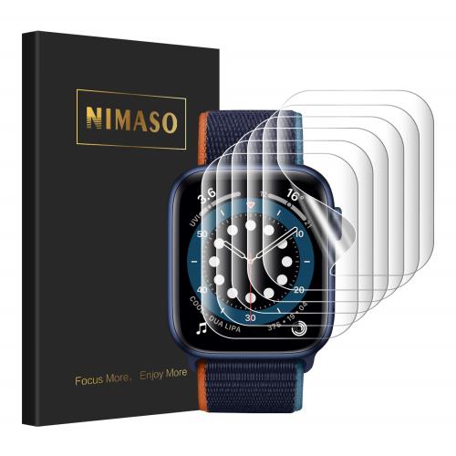 6枚組 NIMASO 液晶 保護 フィルム 38 / 40mm Apple Watch series SE / 6 / 5 / 4 / 3 対応 アップルウォッチ 用 NSW21C203
