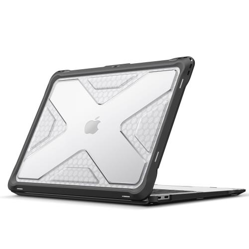 Fintie Mac Book Air 13 ケース 保護ケース 2018 2019 2020 2021 発売 13インチ PC TPUバンパー 薄型 軽量 耐衝撃性 傷防止 排熱口設計 おしゃれ (