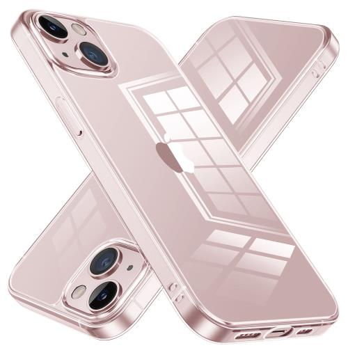 NIMASO ケース i Phone13mini 用 クリアカバー iphone13ミニ 対応 強化ガラス背面 耐衝撃 傷防止 ワイヤレス充電対応 NSC21I323
