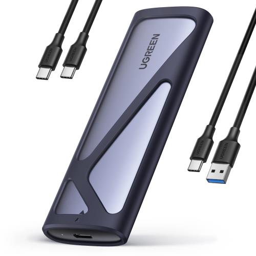 UGREEN M.2 SSD 外付けケース-SATA NVME両対応 M.2 SSD ケース USB3.2 Gen2接続 UASP対応 10Gbps高速転送 アルミ ssd m.2 ケース 2230/