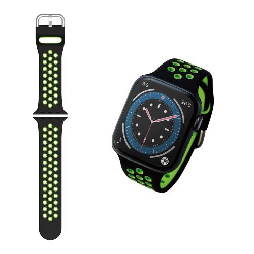エレコム Apple Watch (アップルウォッチ) バンド 49mm 45mm 44mm 42mm [Apple Watch Ultra 8 7 SE2 SE 6 5 4 3 2 1 対応] シリ