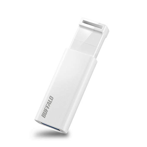 バッファロー USBメモリ 128GB ノックスライド式 USB3.2(Gen1)/3.1(Gen 1)/3.0/2.0 充実サポート RUF3-KS128GA-W/N