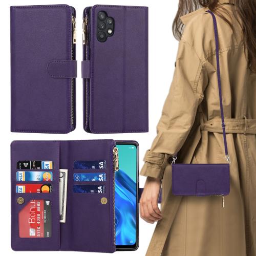 Galaxy A32 5G ケース 手帳型 ショルダー クロスボディ ケース A32ケース SCG08 ケース au 対応 サムスン ギャラクシー A32 5G カバー A32 ケース A325Gケー