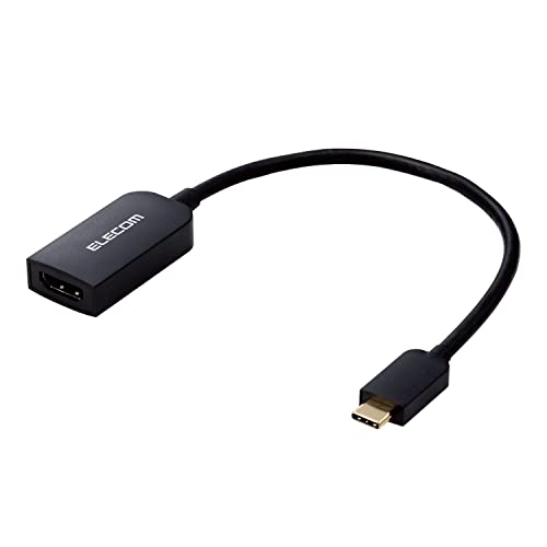 エレコム USB-C HDMI 変換 ( USB C to HDMI 60Hz 変換アダプタ ) ミラーリング対応 0.15m ブラック i Phone 16 シリーズ 対応検証済 MPA-CHDMI
