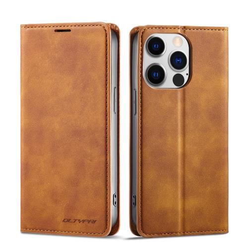 QLTYPRI i Phone 14 Pro Max ケース 手帳型 アイフォン 14 Pro Maxケース高級PUレザー 皮革 TPU バンパー カード収納 スタンド機能 内蔵マグネット 耐衝撃 耐