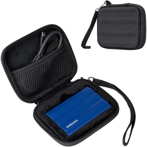 Pro Case サムスン T7 外付けSSD (1T/2T) ケース ポータブルSSD収納ケース コンパクト ハードEva 防震 防塵 防衝撃 カバー HDDケース 適用機種: Samsung T7