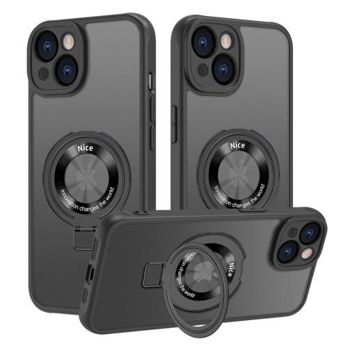 i Phone 14 ケース Magsafe対応 いPhone 14ケース スマホカバー ワイヤレス充電対応 Halbachマグネット搭載 縦横両対応 スタンド機能 米軍MIL規格 耐衝撃 半透明 指