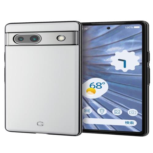 エレコム Google Pixel 7a ケース ソフト TPU 極限保護 カメラ周りまで保護 メタリック加工 ブラック PM-P231UCTMKBK