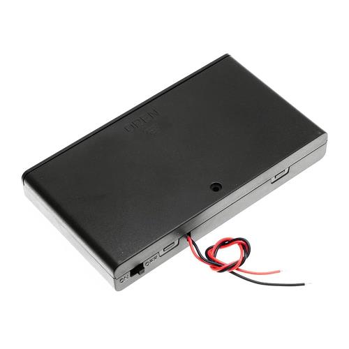 単3電池用 電池ボックス 8本 直列 12V 電池ケース ON/OFFスイッチ付き リード線付き 単3電池ボックス バッテリー ボックス ケース 電池 ホルダー
