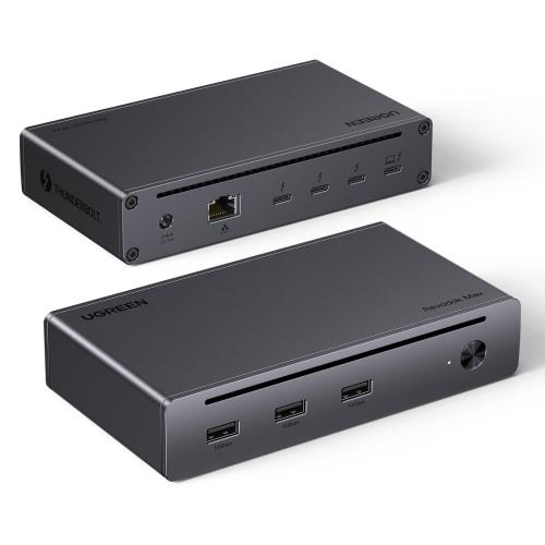 UGREEN Revodok Max 208 Thunderbolt 4ドッキングステーション 8-in-1 40Gbps 高速データ転送Thunderbolt 4ハブ 2画面拡張4K@60Hz 単一