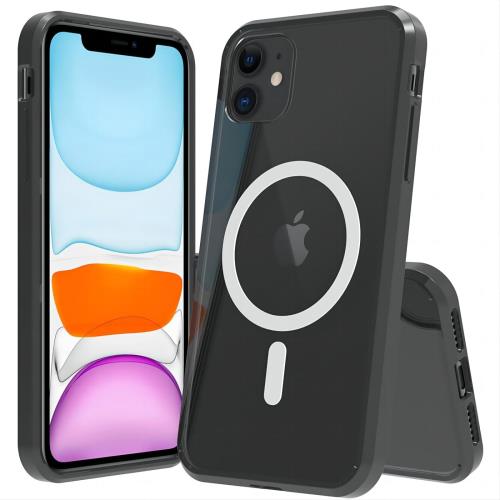 i Phone 11 ケース Mag Safe対応 背面 クリア PC 米軍MIL規格 i Phone11 ケース 耐衝撃 TPU すり傷防止 i Phone11 ケース ワイヤレス充電対応 Pin 
