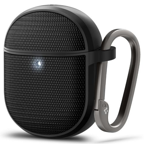 Spigen Google Pixel Buds Pro 2 / Pro ケース ファブリック ワイヤレス充電 対応 カラビナ リング 滑り止めフィルム 付き 衝撃 吸収 軽量 キズ防止 耐衝撃 クラ