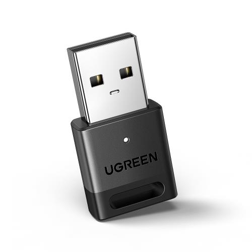 UGREEN USB 5.3Bluetoothアダプタ、PC用5.3 Bluetoothアダプター、Windows 11/10/8.1専用 プラグ＆プレイ、キーボード/マウス/ヘッドフォン/スピーカー