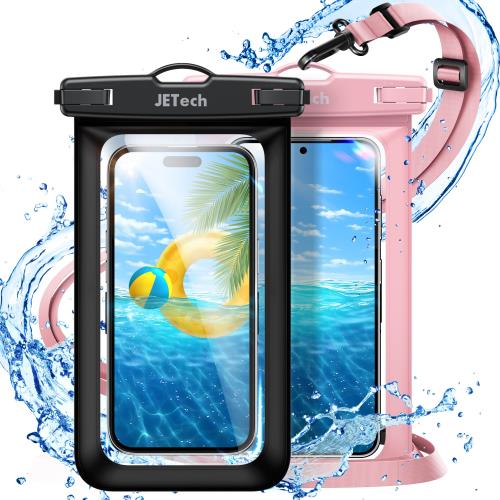 JEDirect スマホ 防水ケース 防水ポーチ i Phone 16 15 14 13 12 Pro Max Plus/Samsung Galaxy S24 S23 Ultraなど 最大7.2インチ