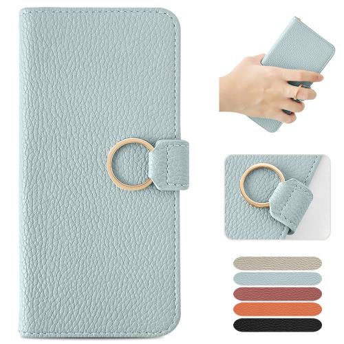 MAGICASE For AQUOS wish4 ケース 手帳型 おしゃれ リング付き SH-52E ケース 手帳型 かわいい 女性 SH-52E ケース シンプル 美しい 財布型 アクオス ウッシュ