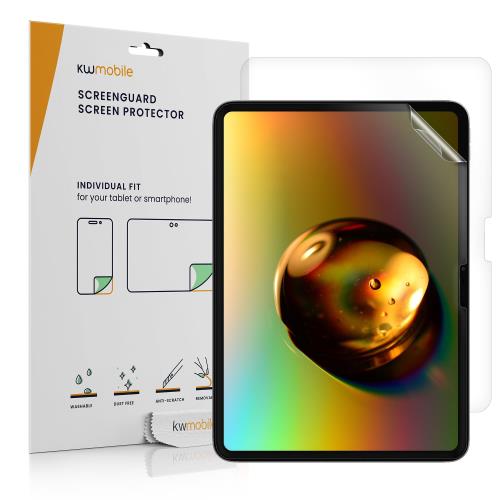 kwmobile 2x 保護フィルム Apple i Pad Pro 11 (2024)対応 フィルム - フル スクリーン タブレット マット 反射防止