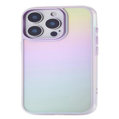 エレコム i Phone 16 Pro ケース オーロラ ハイブリッド フレーム付き ストラップホール付き 4つ角エアークッション ストラップホルダーシート付 ワイヤレス充電対応 かわいい おしゃれ 