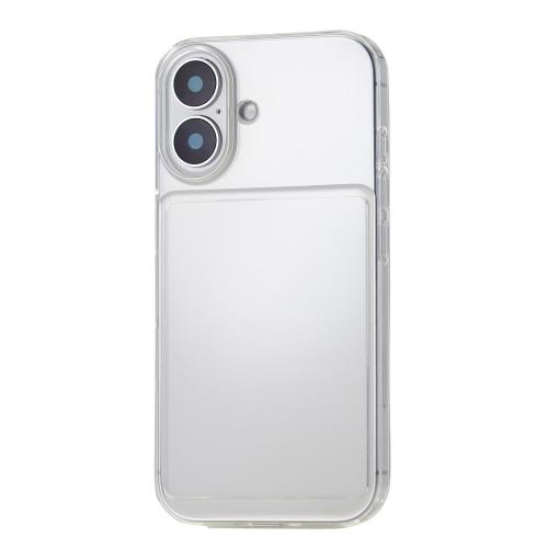 エレコム i Phone 16 ケース クリア 推し活 背面ポケット ソフト クリア PM-A24AUCTFCR ワイヤレス充電対応
