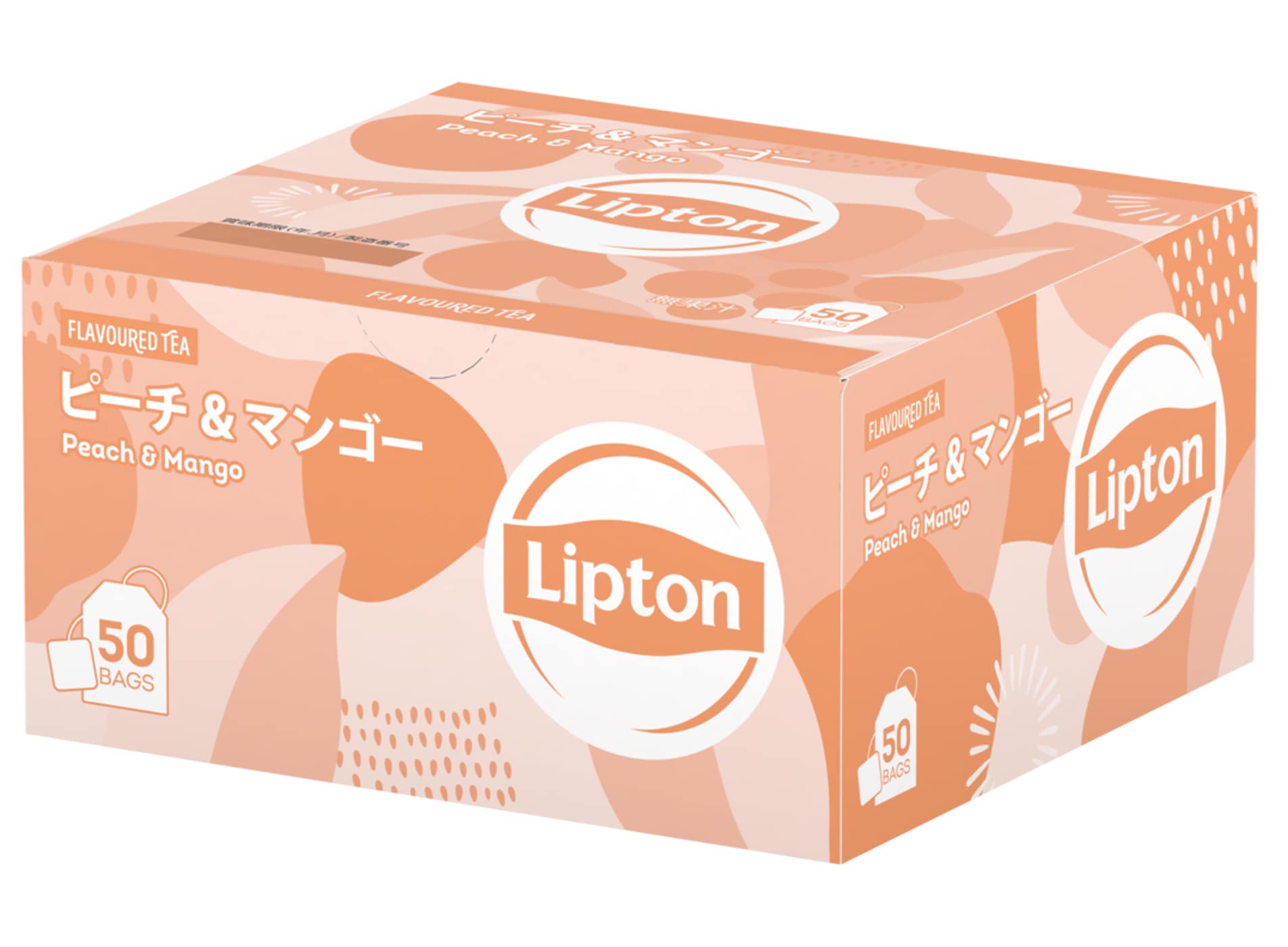 リプトン 紅茶 ピーチマンゴー ポリプロピレンティーバッグ 50袋