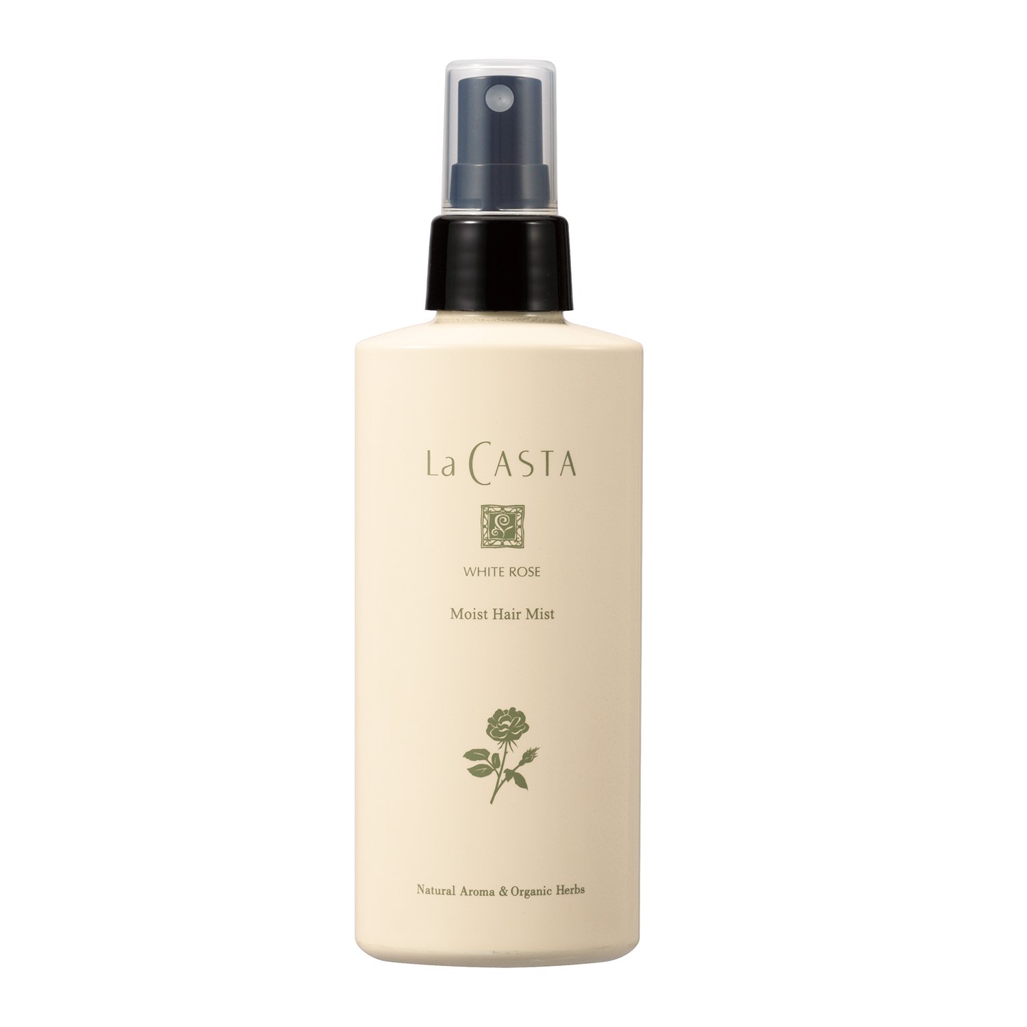 La CASTA (ラ・カスタ) ホワイトローズ モイスト ヘアミスト (髪専用 化粧水) みずみずしいローズの香り しっとり感つづく 髪専用 トリ