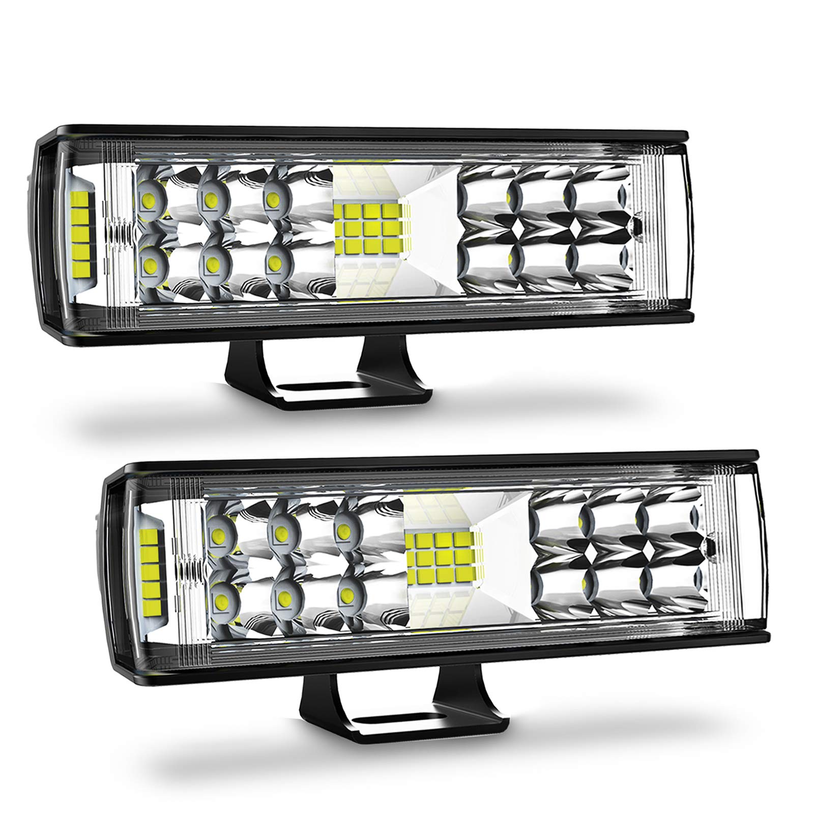 Autofeel LED 作業灯 ワークライト LED投光器 7インチ 12v-24v用 16w 3600LM IP68防水 広角照明 拡散タイプ ledライト タイヤ灯 車幅灯