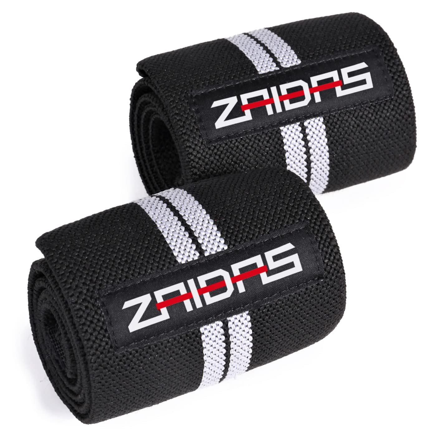 ZAIDAS (ザイダス) リストラップ 60cm ウェイトトレーニング 筋トレ 手首サポーター 手首固定 ブラック/グレー