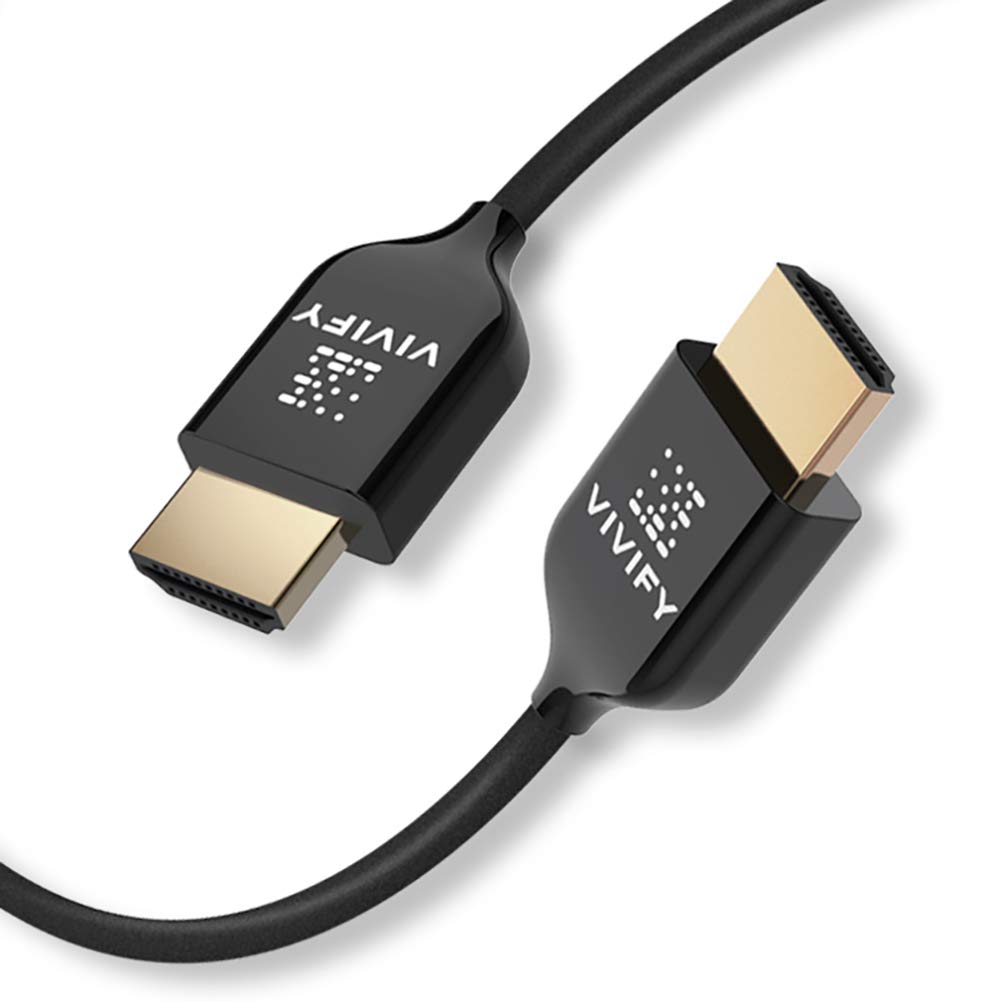 VIVIFY 光ファイバー 長い細い HDMI 認証 ケーブル 15m 4K 60Hz UL1 VW1 Xenos W30 ケーブル