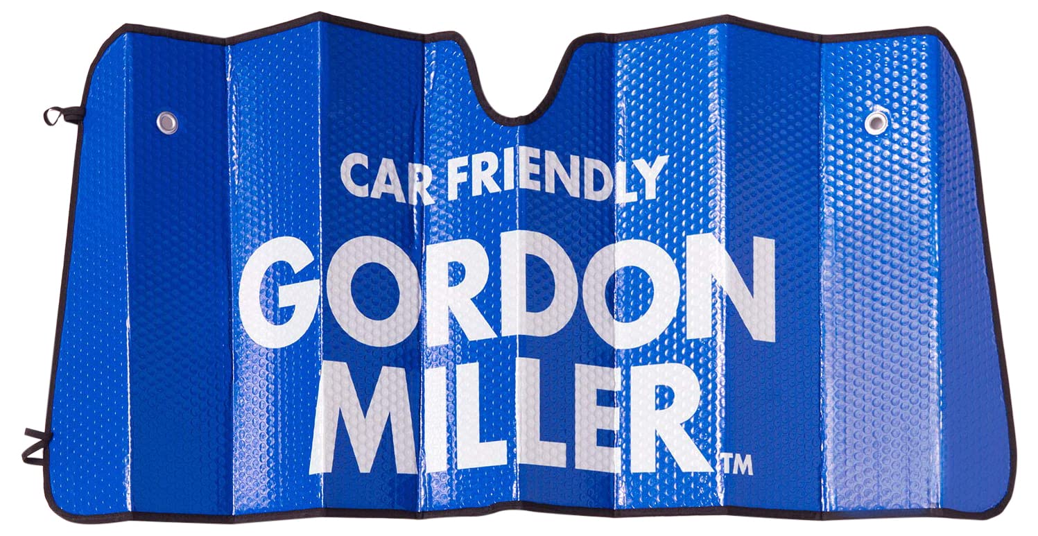 GORDON MILLER サンシェード ジュニアサイズ フロント 車 カー用品 日よけ W1300×H550 ブルー BL 1507025