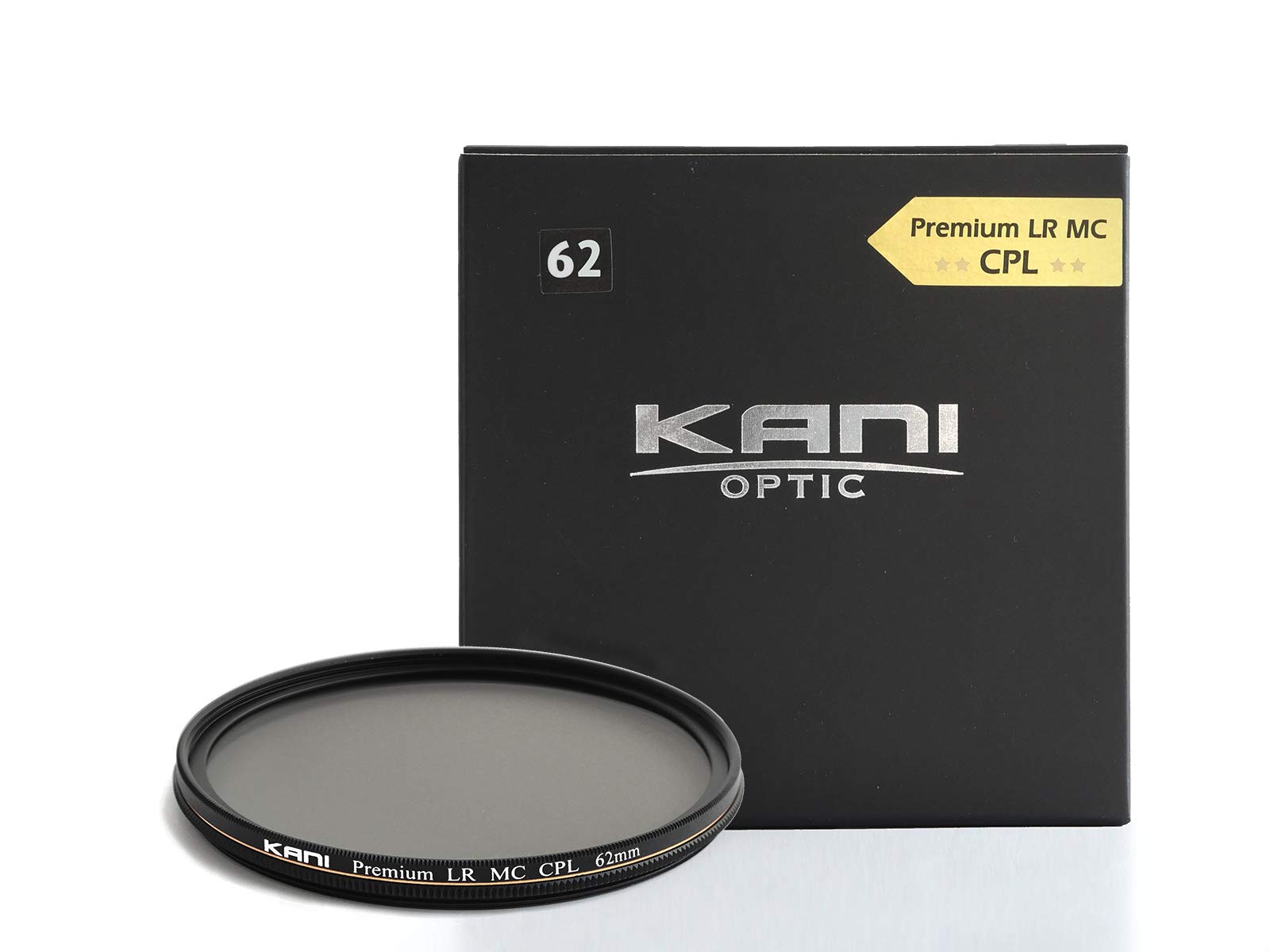 KANI プレミアム CPL ウルトラスリム 薄枠タイプ PLフィルター 偏光フィルター (62mm)