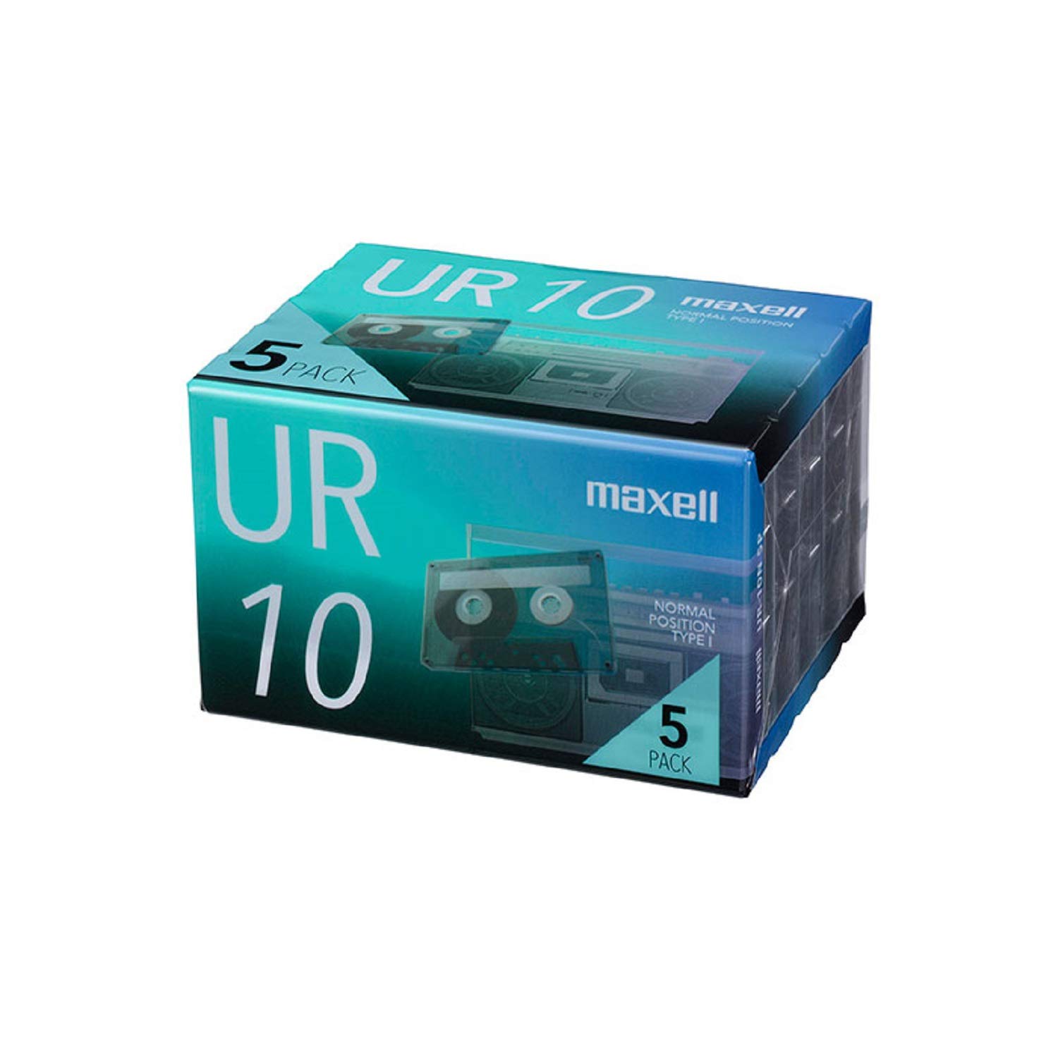 マクセル 録音用カセットテープ 10分 5巻 URシリーズ UR-10N 5P