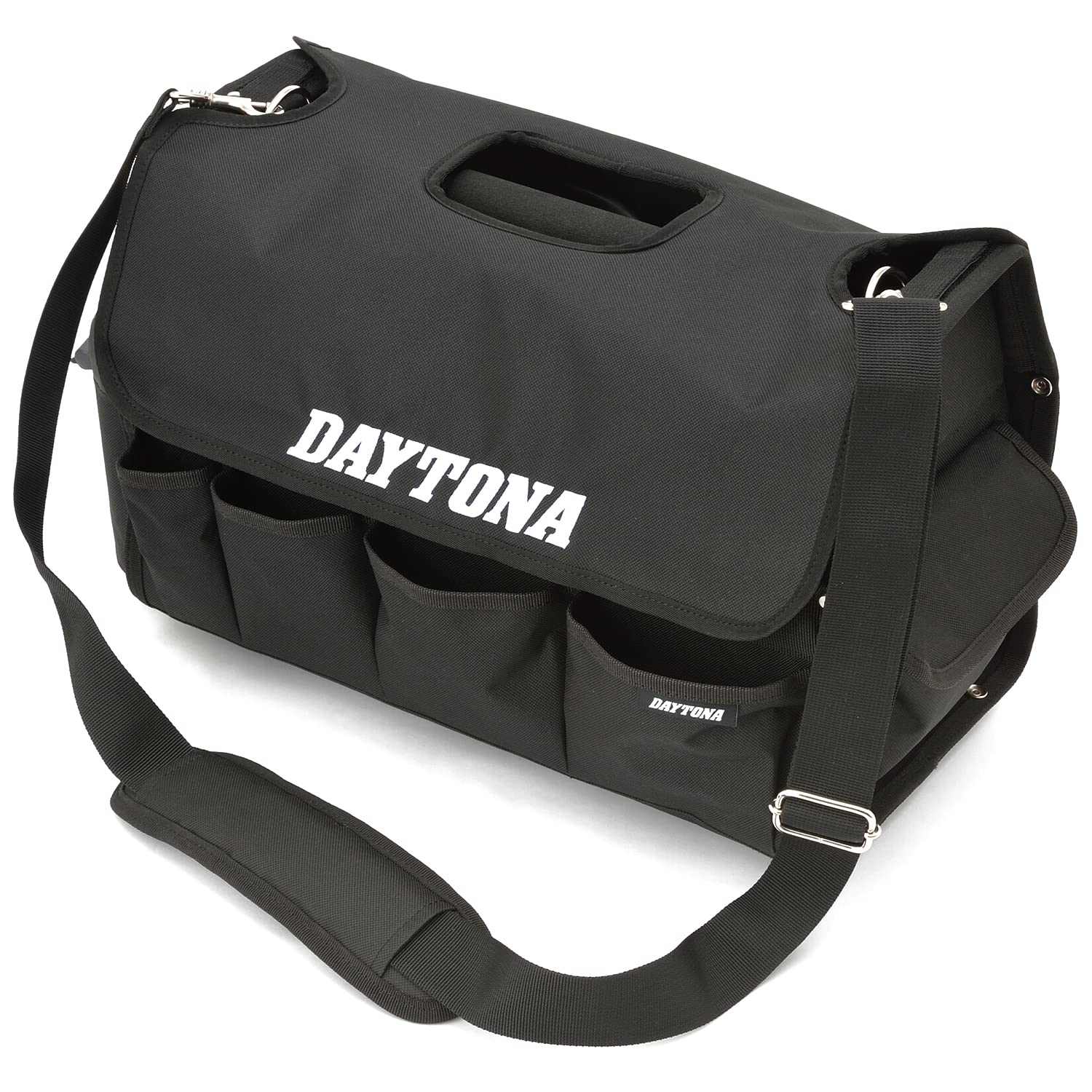 デイトナ(Daytona) バイク用 工具バッグ 手提げショルダー 缶スプレー対応 底が床につかない メンテナンス ツールバッグ 22150