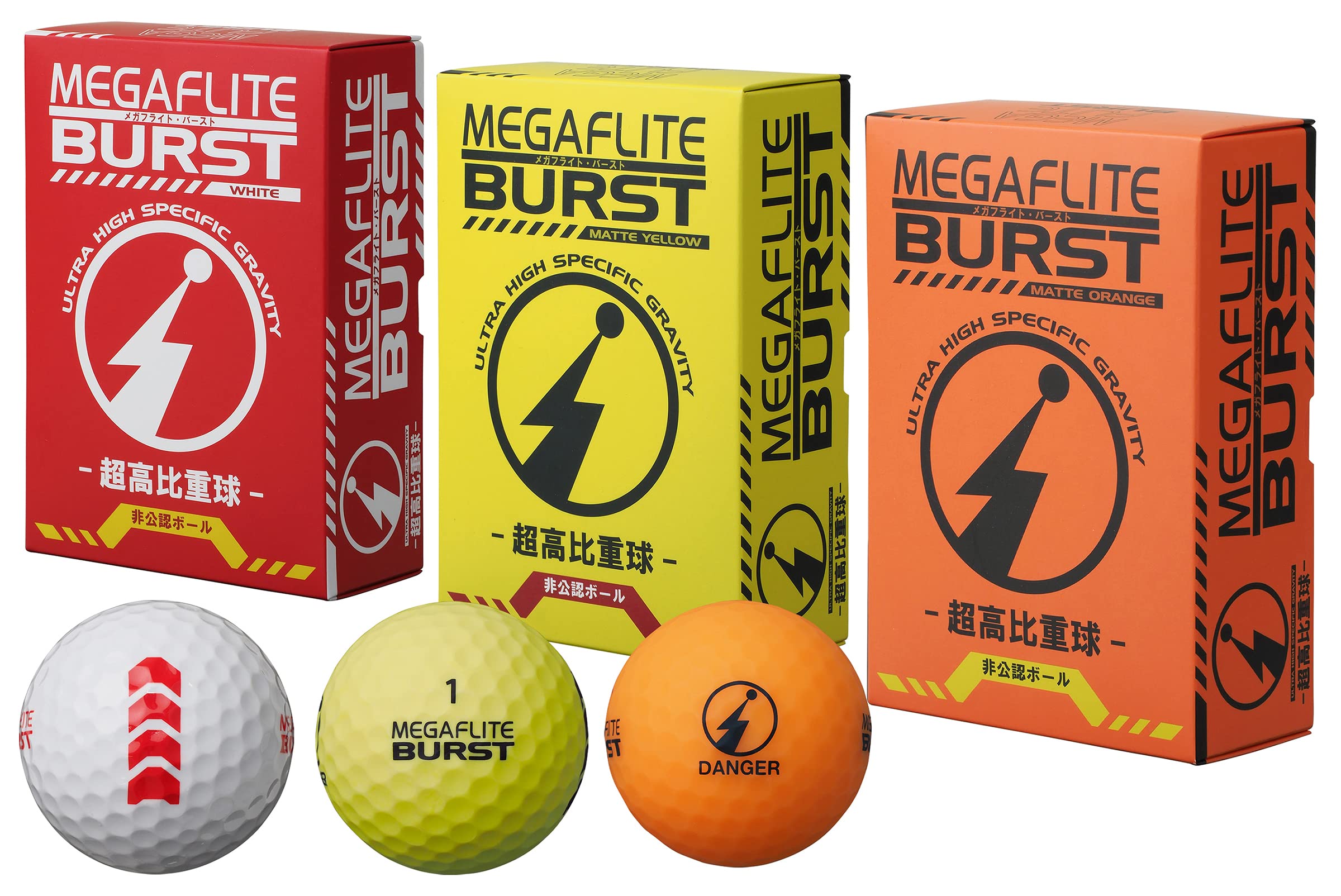 アサヒゴルフ(Asahi Golf) MEGAFLITE BURST 非公認BALL 6P