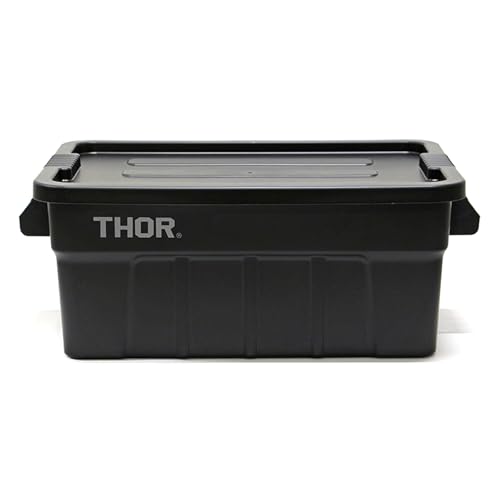 Thor Large Totes With Lid ソーラージトートウィズリッド 53L リニューアル （3011） (ブラック)