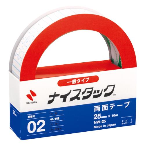 ニチバン 両面テープ ナイスタック (一般) 25mm×10m NW-25