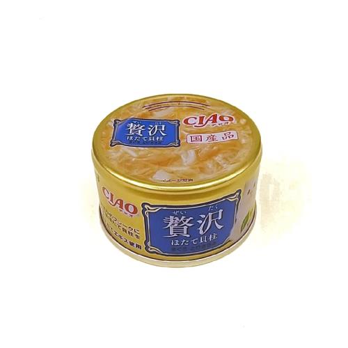CIAO (チャオ) 贅沢 ほたて貝柱 まぐろ・とりささみ 80g
