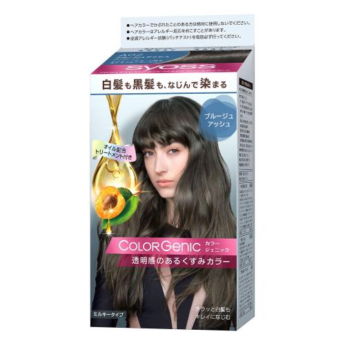 サイオス カラージェニック ミルキーヘアカラー A02 ブルージュアッシュ(チラッと白髪用 おうちで手に入るサロン品質)[医薬部外品] 50g+100m L 1個 (x 1)
