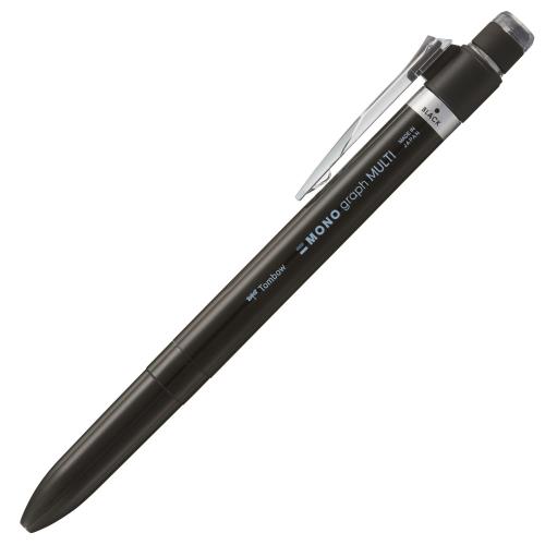 トンボ(Tombow) 鉛筆 多機能ペン 2S+消しゴム MONO モノグラフマルチ ブラック CPA-161C
