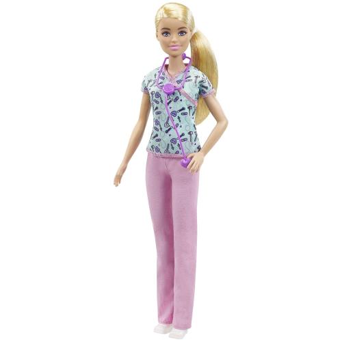 バービー(Barbie) バービーとおしごと! かんごし きせかえ人形・ハウス ままごと・ごっこ遊び 3歳から グリーン GTW39