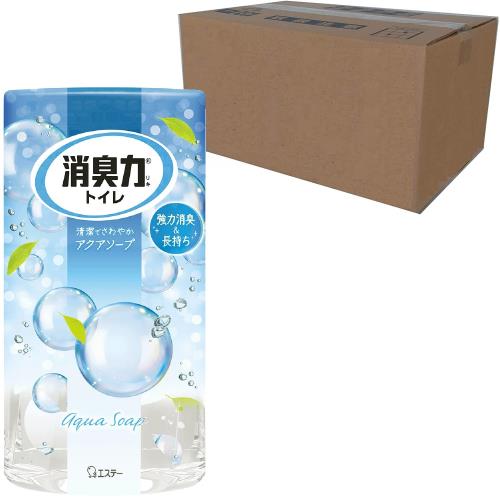 消臭力 [オフィス ビジネスに ケース販売] トイレ用 置き型 アクアソープ 400m L×18個 トイレの消臭力 トイレ 置くだけ 消臭剤 消臭 芳香剤